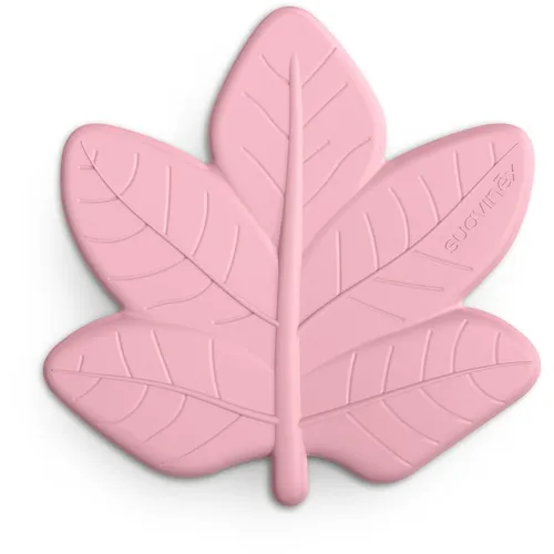 Suavinex Poetry Forest Leaf Teether mordedor 0 m+ Pink 1 un.