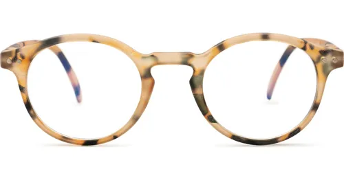 Izipizi Screen #H Light Tortoise - blaufilter Brillen [Computerbrillen], rund, unisex, braun
