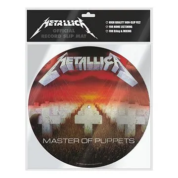 Metallica: Master Of Puppets Podložka na talíř gramofonu