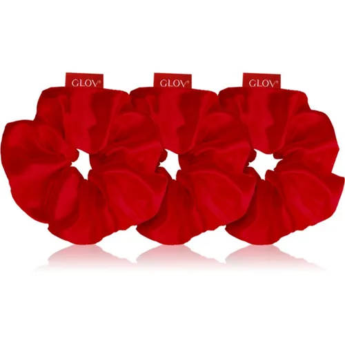 GLOV Satin Scrunchies S/M/L hiuslenkit Red 3 kpl