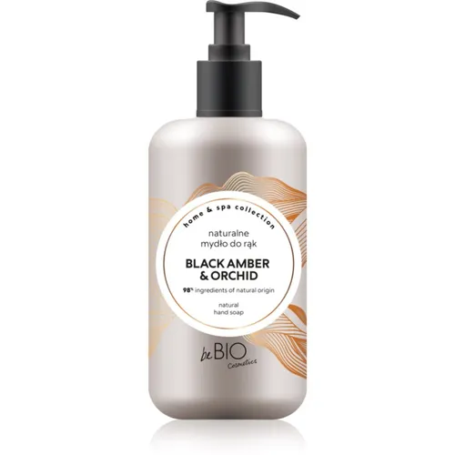 beBIO Home & Spa Sabão natural para mãos Black Amber & Orchid 300 ml