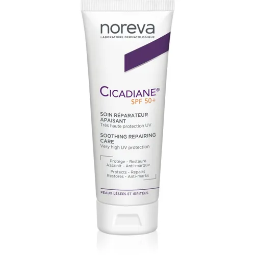 Noreva Cicadiane Soothing Repairing Care protetor solar para corpo e rosto SPF 50+ 40 ml