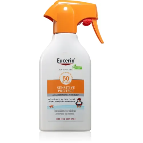 Eucerin Sensitive Protect spray solar para crianças SPF 50+ 250 ml