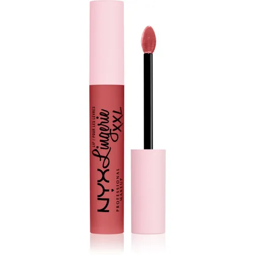 NYX Professional Makeup Lip Lingerie XXL nestemäinen mattapinnan antava huulipuna sävy 03 - Xxpose me 4 ml