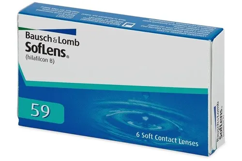 MiesiÄ czne SofLens 59 (6 soczewek), , MateriaĹ‚ 0, Unisex szkĹ‚a kontaktowe
