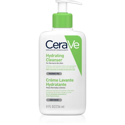 CeraVe Cleansers Hydrating Cleanser λοσιόν καθαρισμού με ενυδατικό αποτέλεσμα 236 ml