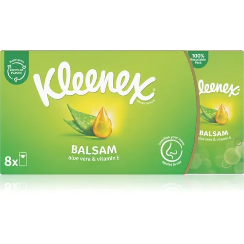 Kleenex Balsam BalmCare chusteczki papierowe 8x9 szt.
