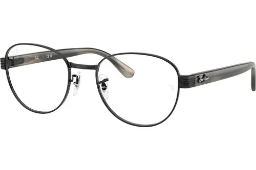 Ray-Ban RX6543 2509, Czarne, Materiał 0, Unisex okulary
