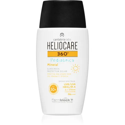Heliocare 360° Pediatrics fluidný minerálny krém na opaľovanie SPF 50+ 50 ml