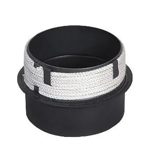 Přechod do komína 150/150 mm, silnostěnný, s těs. šňůrou, černá MA654551