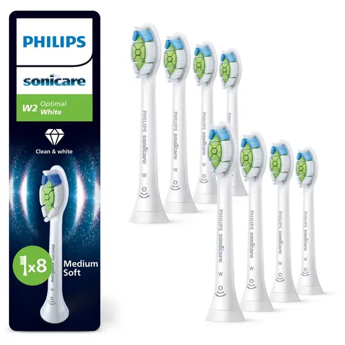 Philips Sonicare Optimal White HX6068/87 końcówki wymienne do szczoteczki do zębów 8 szt.