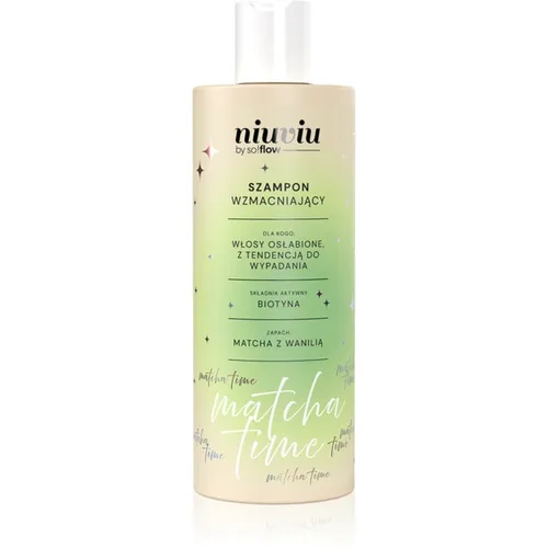 so!flow Matcha Time Strengthening Shampoo Energigivende shampoo Til skrøbeligt hår 300 ml