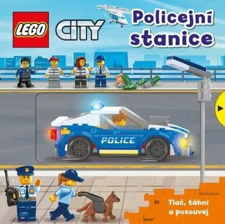 LEGO CITY Policejní stanice - Tlač, táhni a posouvej