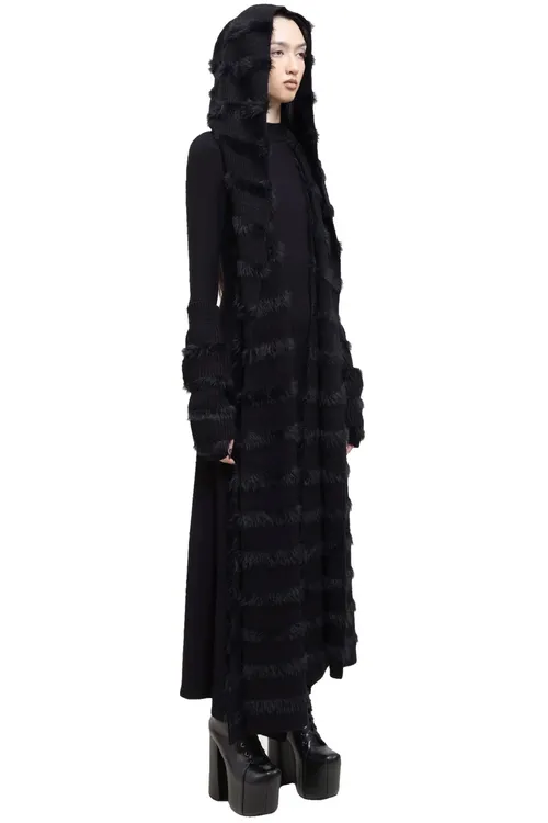 šál KILLSTAR - Striped Night - Black