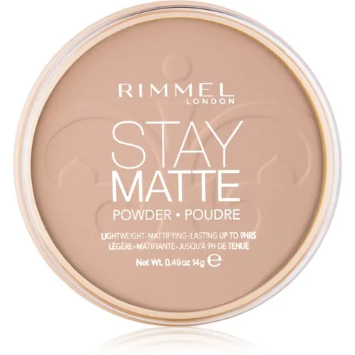 Rimmel Stay Matte púder odtieň 005 Silky Beige 14 g