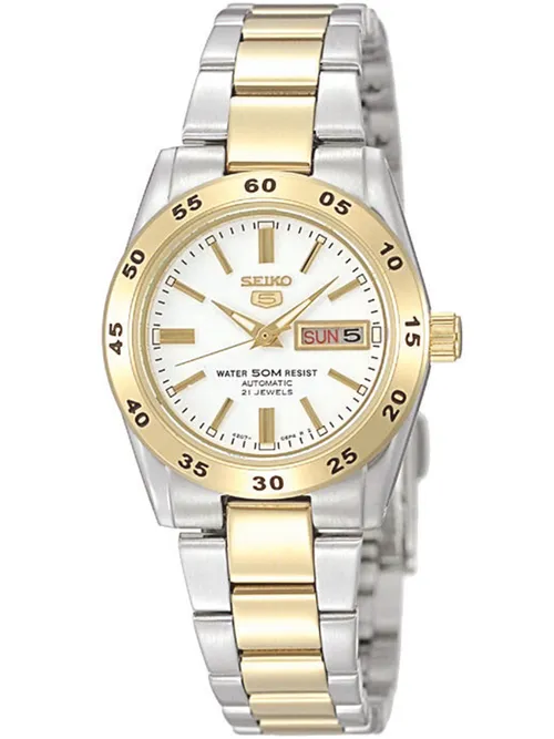 Seiko 5 Sports SYMG42K1 Bicolor Damenuhr Automatik