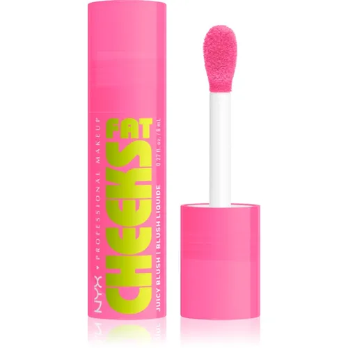 NYX Professional Makeup Fat Cheeks Juicy Blush róż w płynie odcień 04 Dragon Fruit Drip 8 ml