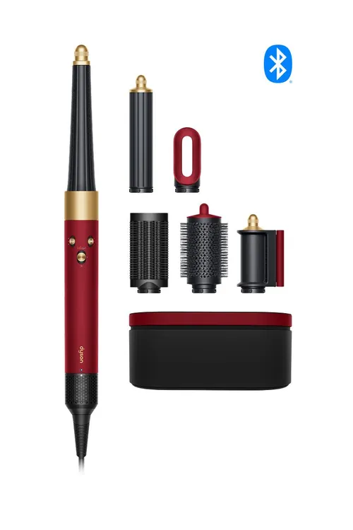 Dyson Uusi Dyson Airwrap i.d. multi-styler och hårfön - Straight+Wavy (Red Velvet/Gold)