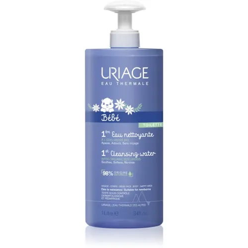 Uriage Bébé 1st Cleansing Water Reinigings Water voor Lichaam en Gezicht 1000 ml