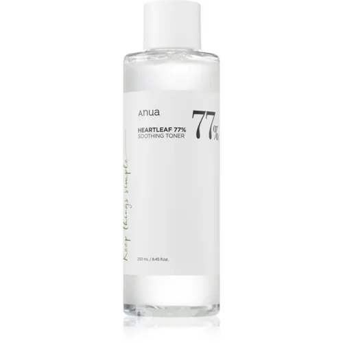 Anua Heartleaf 77% Soothing Toner lotion tonique purifiante apaisante pour restaurer la barrière cutanée 250 ml